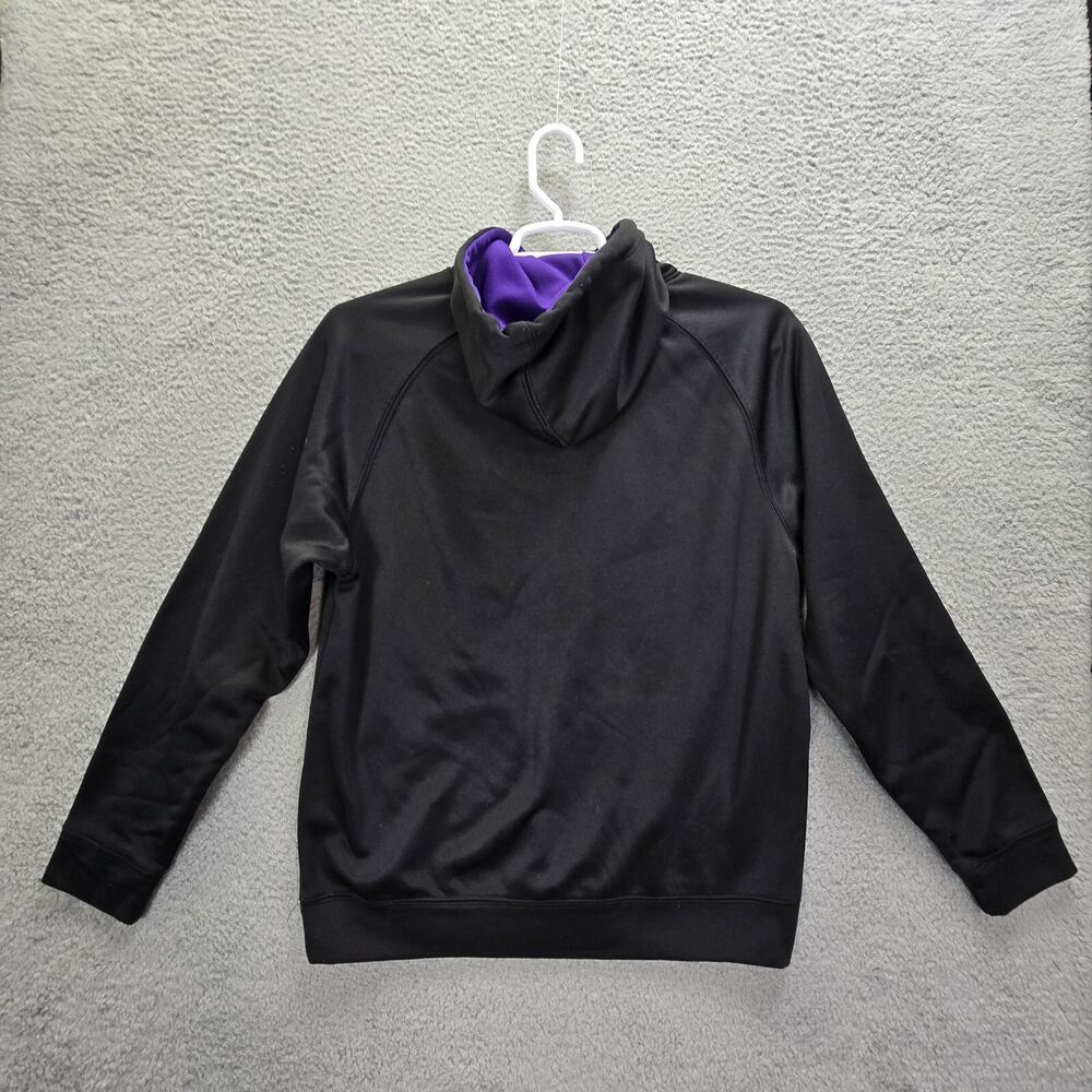 Washington Huskies Pullover Hoodie Mens Medium Black Colosseum Fleece Sweatshirt - Picture 8 of 14